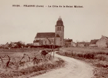 La montée Saint-Michel, à Frasne.
